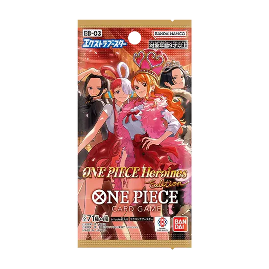 One Piece Card Game Heroines Edition Japanese Extra Booster Pack (EB-03)