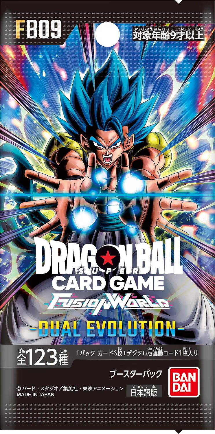 Dragon Ball Fusion World Dual Evolution Japanese Booster Pack (FB09)