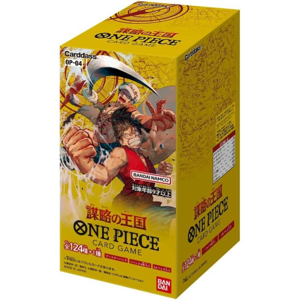 One Piece Card Game Kingdoms of Intrigue Japanese Booster Box (OP-04)