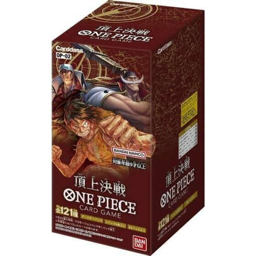 One Piece Card Game Paramount War Japanese Booster Box (OP-02)