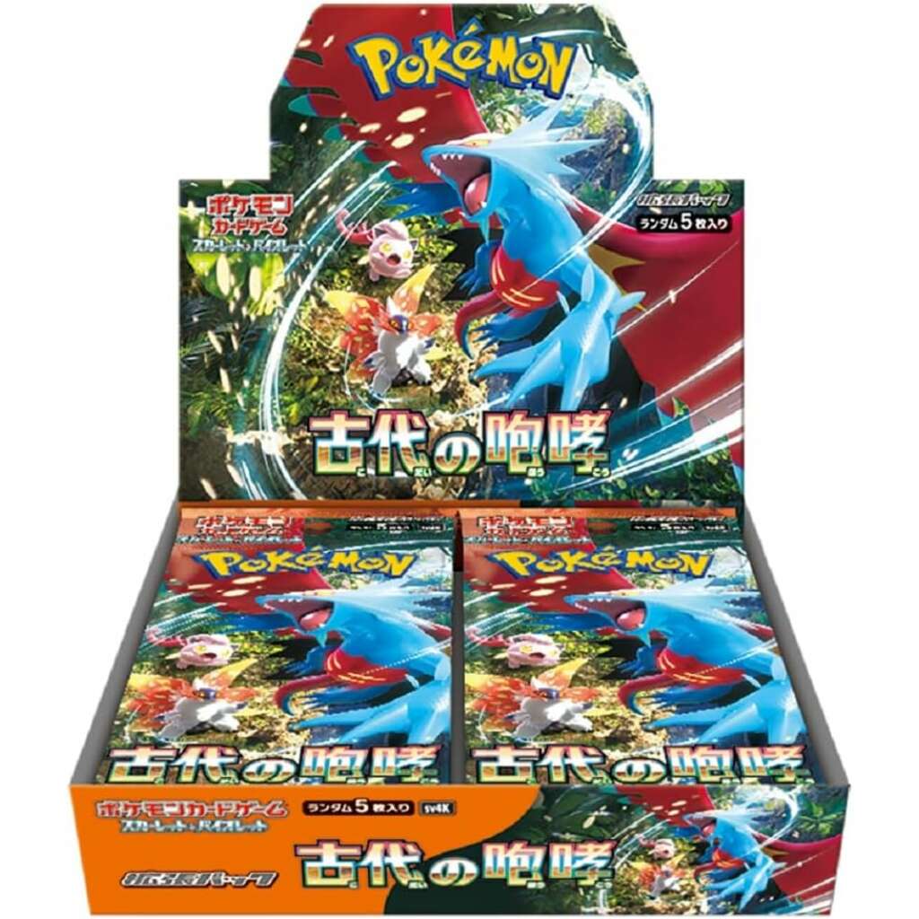 Pokemon Ancient Roar Japanese Booster Box (SV4K)
