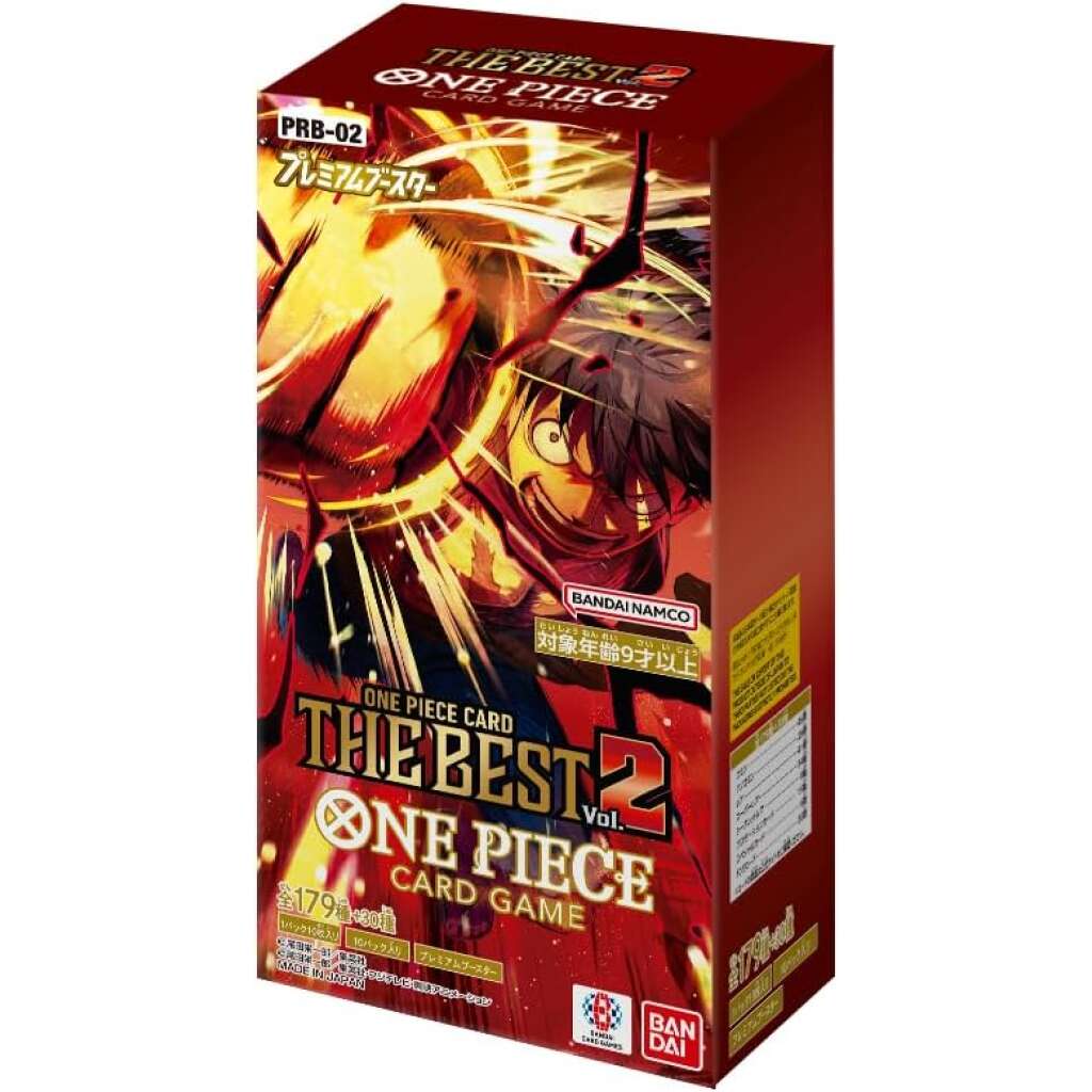 One Piece Card Game The Best Premium Booster Vol. 2 Japanese Booster Box (PRB-02)