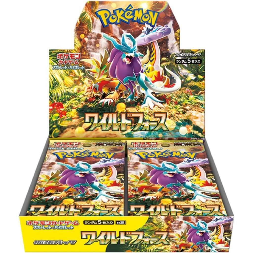 Pokemon Wild Force Japanese Booster Box (SV5K)